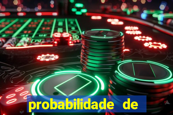 probabilidade de jogos de futebol de hoje